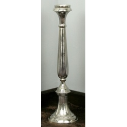 CANDELABRO METAL PLATA