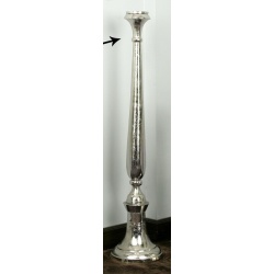 CANDELABRO METAL PLATA