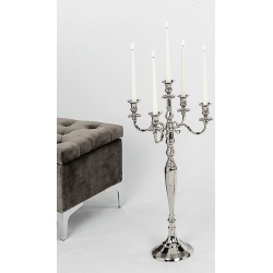 CANDELABRO METAL 5 BRAZOS CLASICO