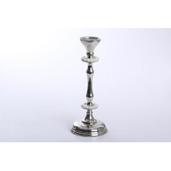 CANDELABRO METAL CON PERLAS