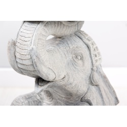 MESA ELEFANTE SENTADO GRIS