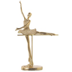 FIGURA BAILARINA DORADA