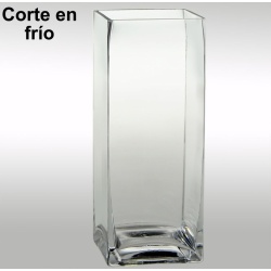 JARRON CRISTAL CUBO