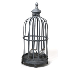 FAROL METAL GRIS VINTAGE