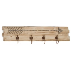 PERCHA MADERA VINTAGE FLECHA