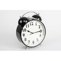 RELOJ DESPERTADOR NEGRO