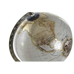 GLOBO TERRAQUEO ALUMINIO PVC GRIS