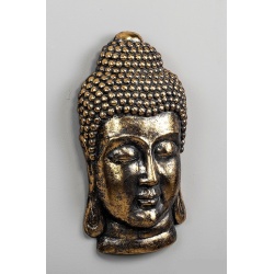 BUSTO BUDA PARED ORO ENVEJECIDO