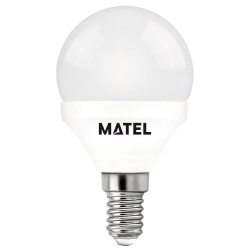 BOMBILLA LED ESFERICA E14 5W FRIA