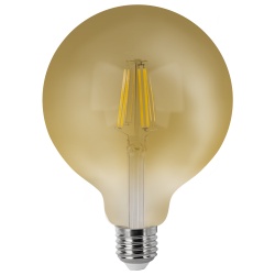 BOMBILLA LED FILAMENTO G125 VINTAGE E27 6W