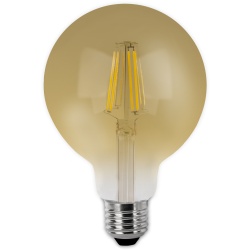 BOMBILLA LED FILAMENTO G80 VINTAGE E27 6W