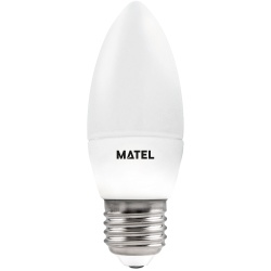 BOMBILLA LED VELA 3 INTENSIDADES E27 5W FRIA