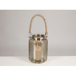 JARRON VIDRIO LUSTRINA