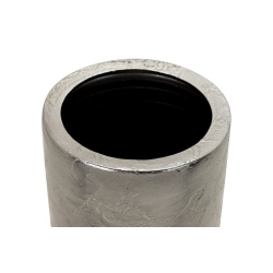 PARAGUERO CERAMICA PLATEADA RUGOSA