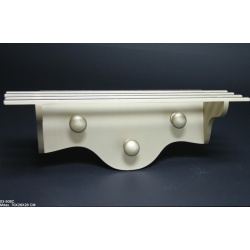 PERCHA MADERA HAYA CHAMPAGNE