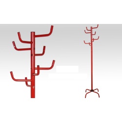 PERCHERO METALICO ROJO