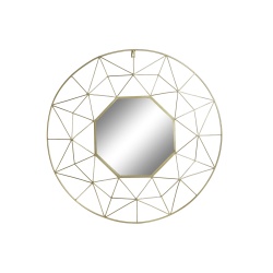 ESPEJO METAL DORADO