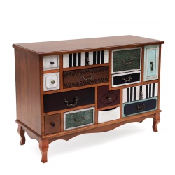 COMODA CAJONES ETNICA MADERA