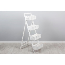 ESCALERA MACETERO MADERA