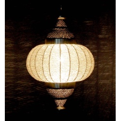 LAMPARA METAL CALADO