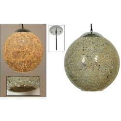 LAMPARA DE TECHO MOSAICO CRISTALES