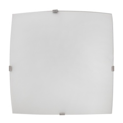 PLAFON CUADRADO CRISTAL BLANCO