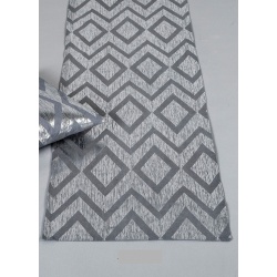 CAMINO DE MESA GRIS Y PLATA