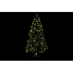 ARBOL VERDE 180 CM CON 100 LUCES LED