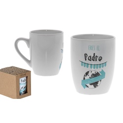 TAZA CERAMICA DECORADA PADRE