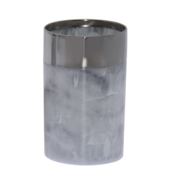 VASO BAÑO ACRILICO METAL ACABADO MARMOL