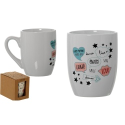 TAZA "Every moment every day: dace, live, laugh, enjoy, sing, smile, love, dream"